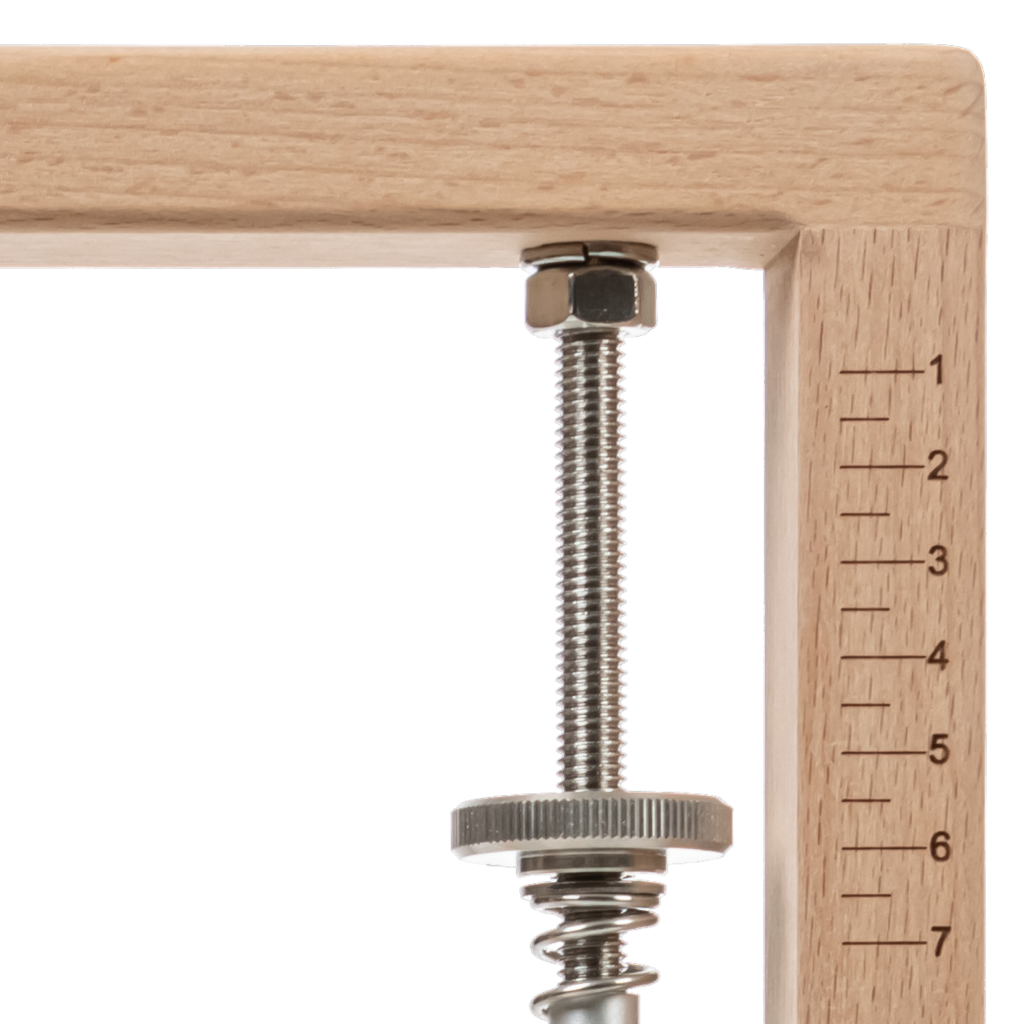 Adjusting Armwunder Pro 2 pressure with the stainless-steel knurled nuts